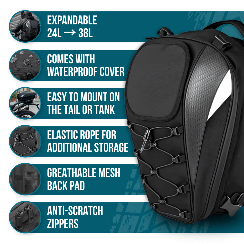 Rippl TailBack™ Motorcycle Bag